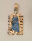 DUMORTIERITE PENDANT